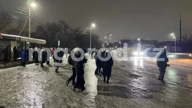 В сплошной каток превратился Уральск