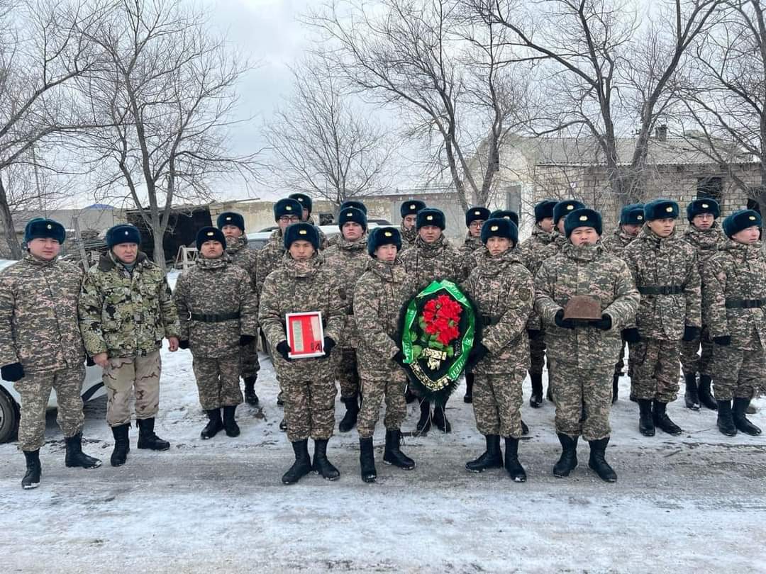 Останки участника Великой Отечественной войны перезахоронили в Атырау