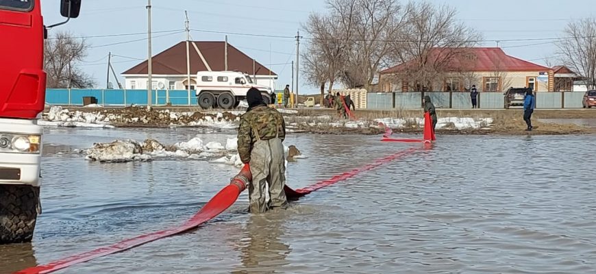 Резкие паводки ожидаются в Атырауской области