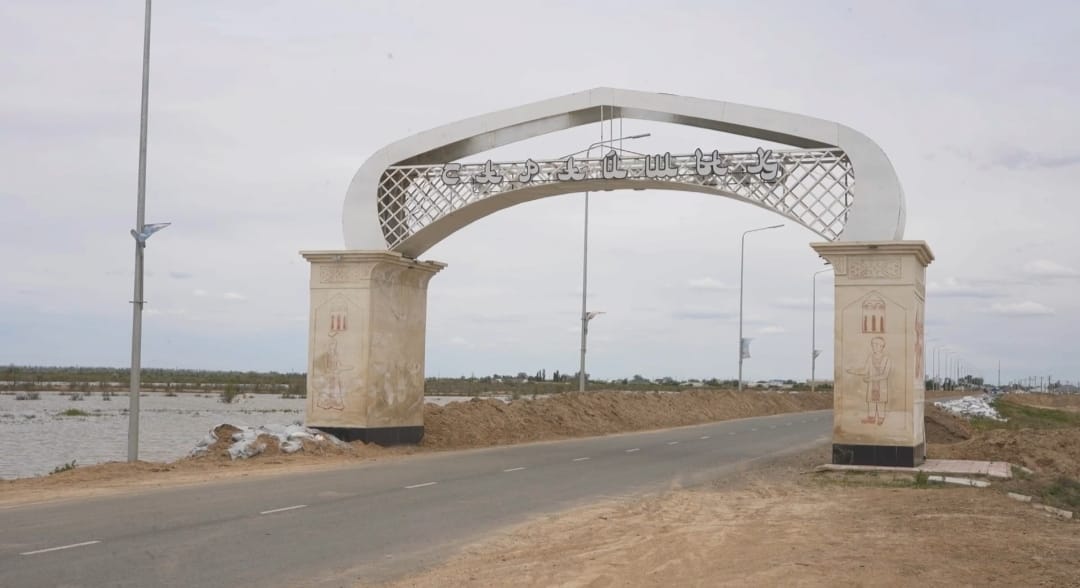 ️В Сарайшыке уровень воды понижается за счет регулирования канала