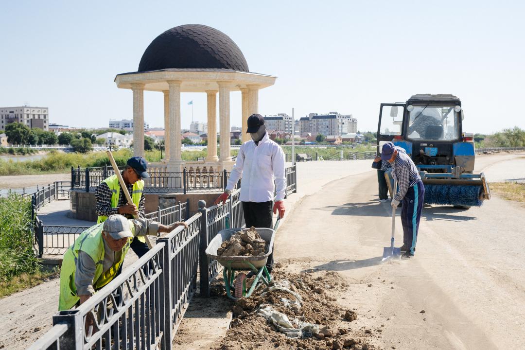 В Атырауской области продолжаются мероприятия в рамках акции «Таза Қазақстан»