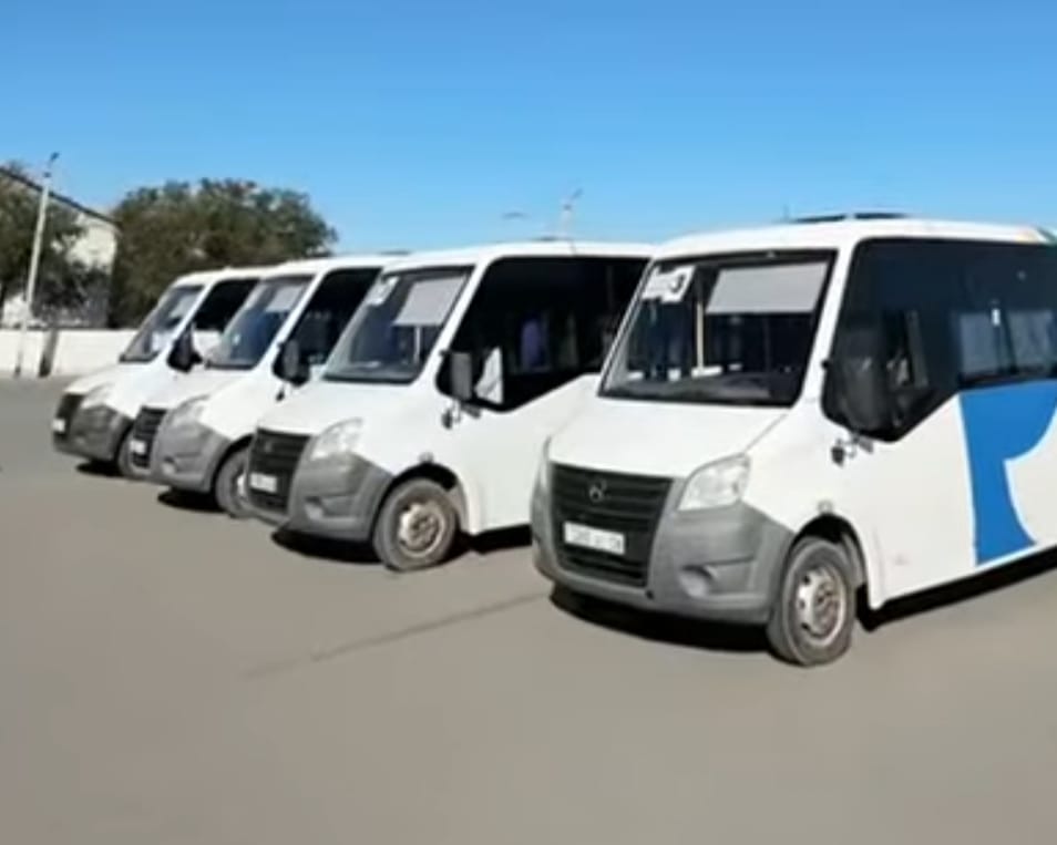 В селе Аккистау запустили внутрипоселковые автобусные маршруты