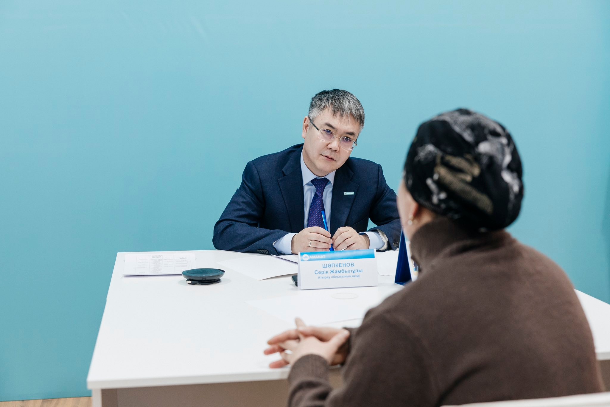 Серік Шәпкенов тұрғындарды қабылдады